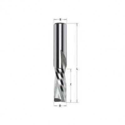 Фреза спиральная монолитная 5x17x60 Z=2 S=8 RH CMT 192.850.11
